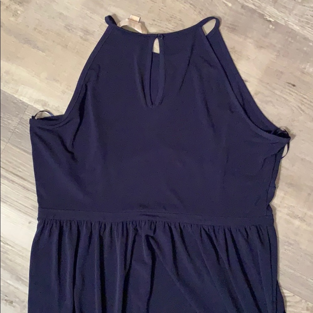 MICHAEL KORS HALTER SLIT MAXI DRESS XL - Picture 4 of 4